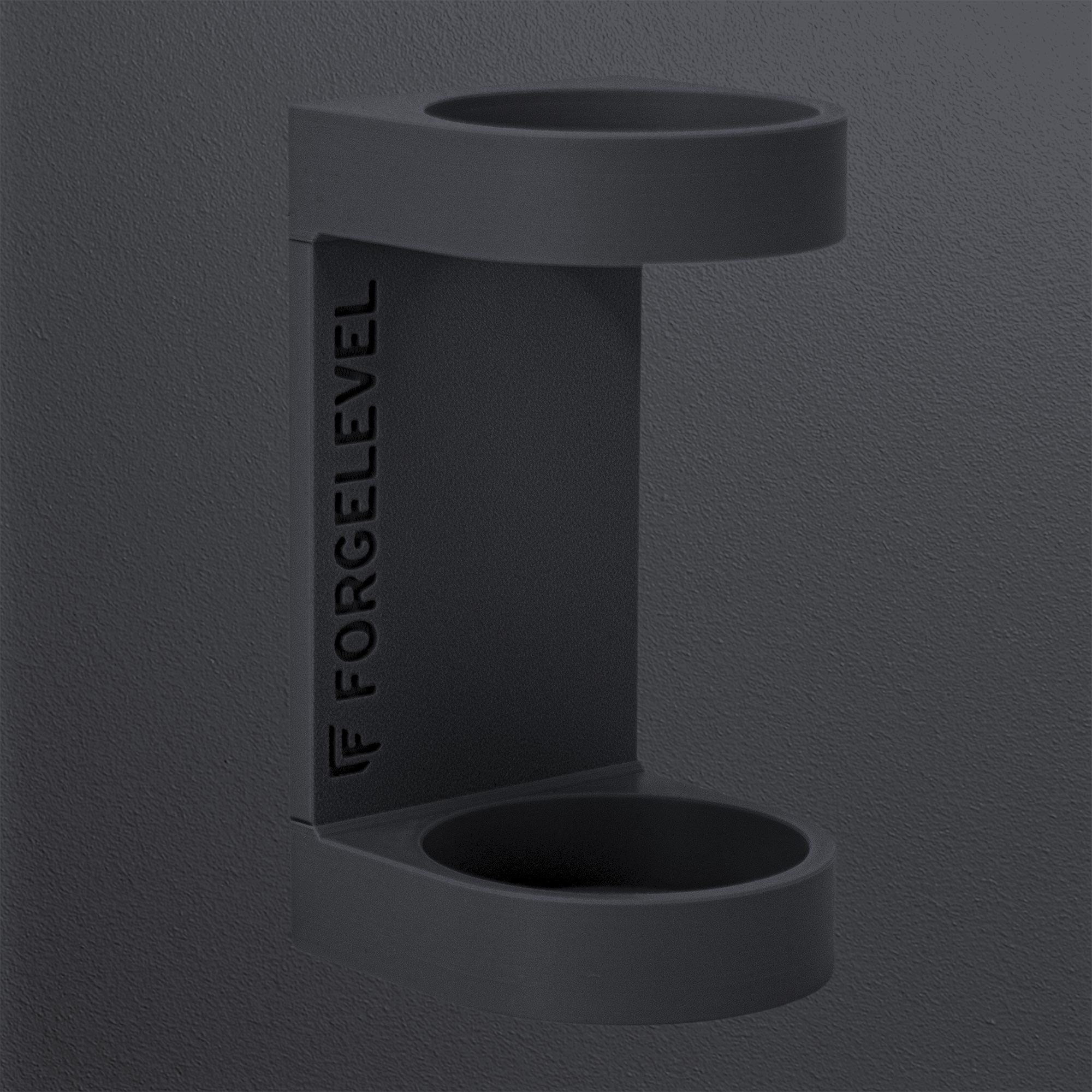 Produktbild Schalldämpferhalter XL in schwarz, mit dunklem Hintergrund